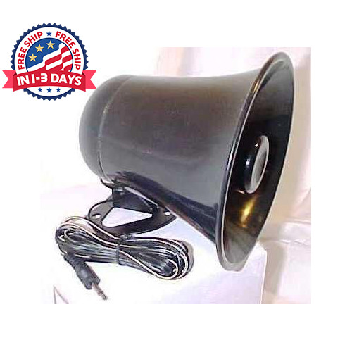 Pa Altavoz Cuerno con Enchufe y cable – 5in para CB/Ham Radio Altavoz PA audio