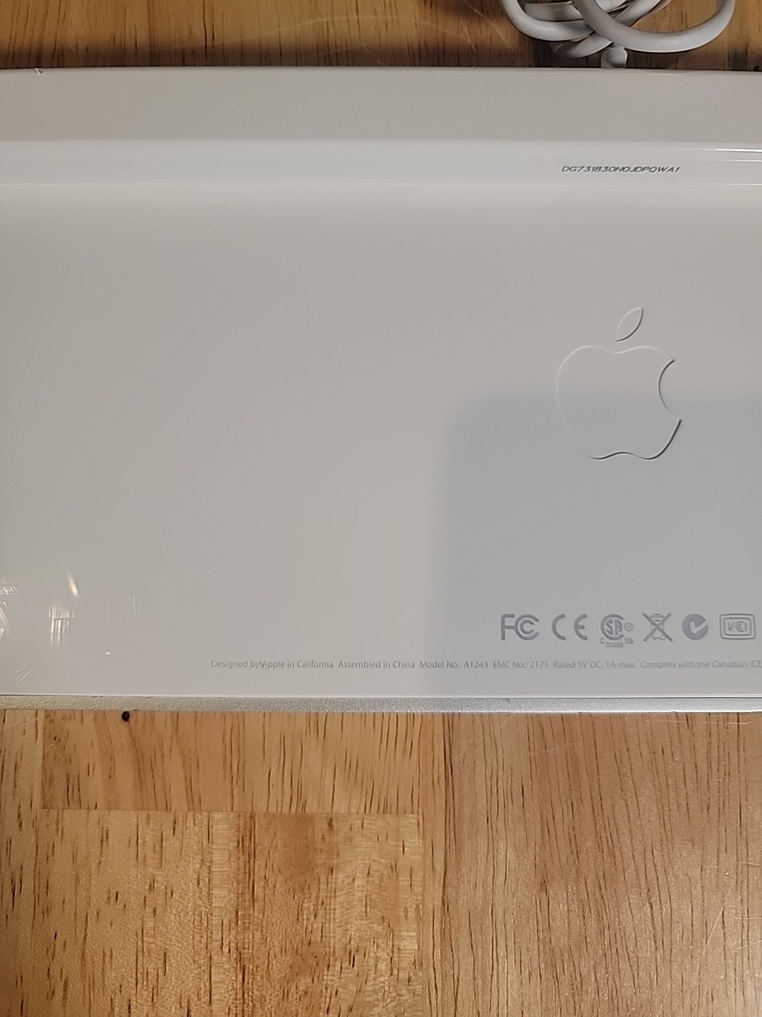 Apple Wired Keyboard Model A1243