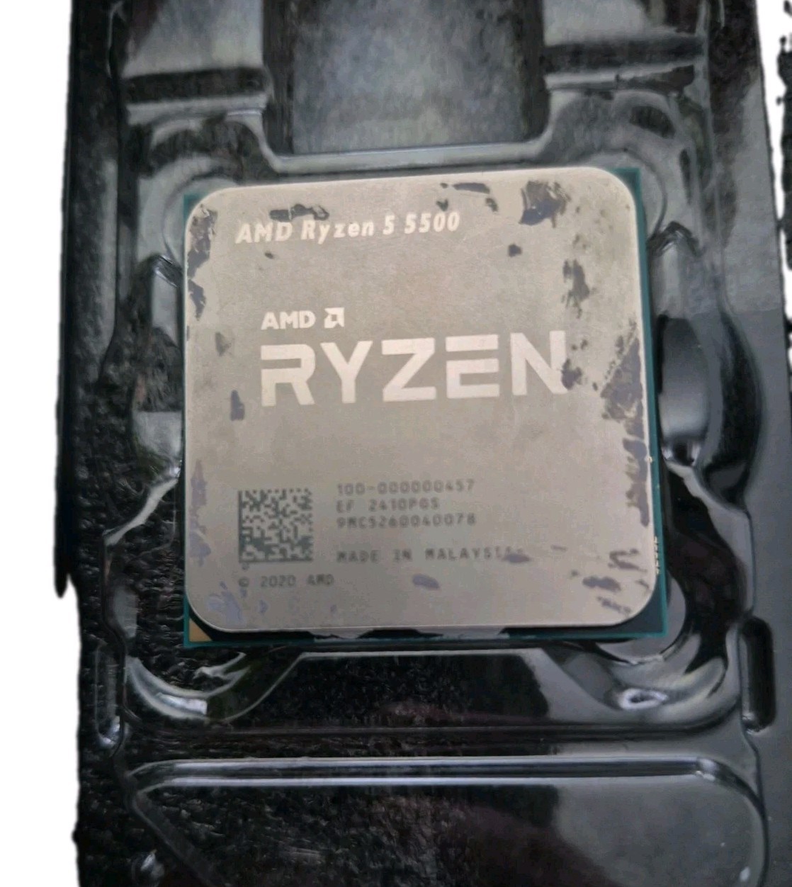 AMD Ryzen 5 5500 6-Core, 12-Threads (100-000000457) AM4 Socket, Great Condition