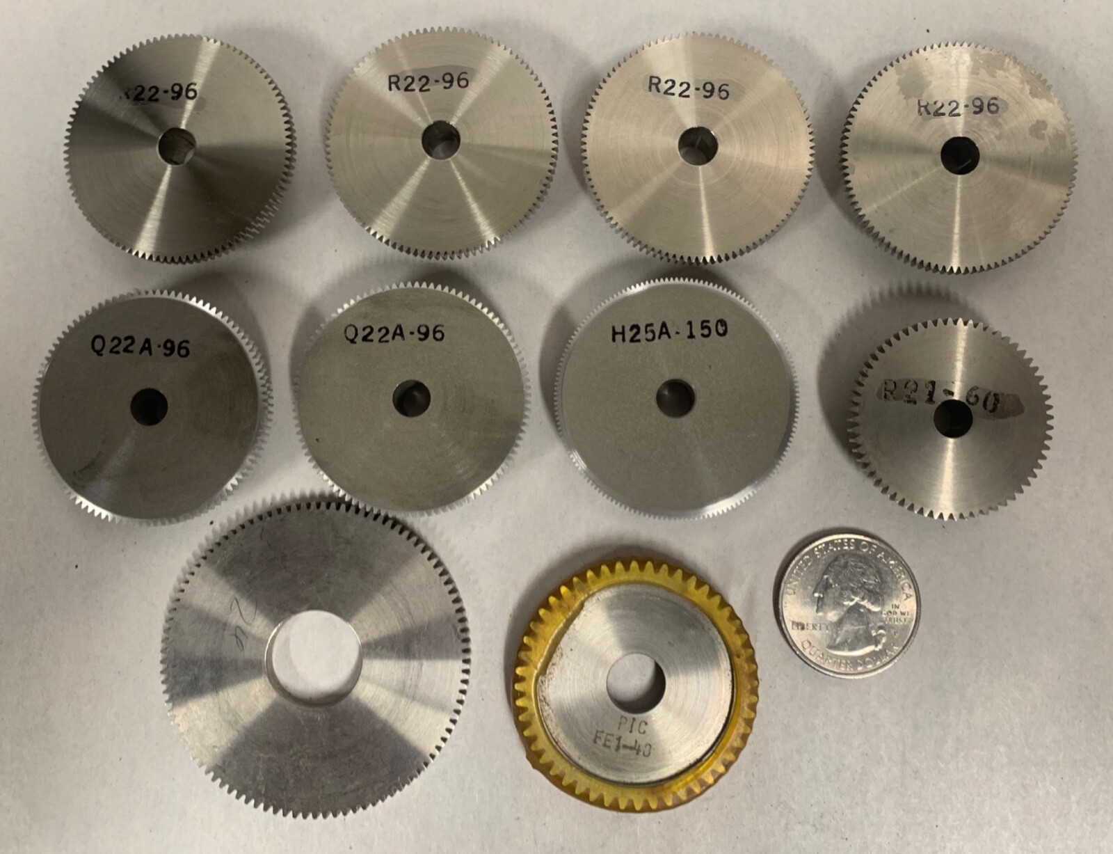 Lot Of Metal Precision Project Hobby Model Machine Making Assembly Gear (Y8)