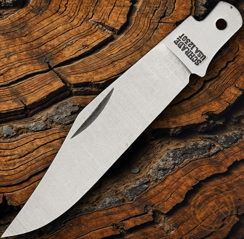 Schrade Knife Blade Replacement Satin Finish Stainless Clip Point Made In USA