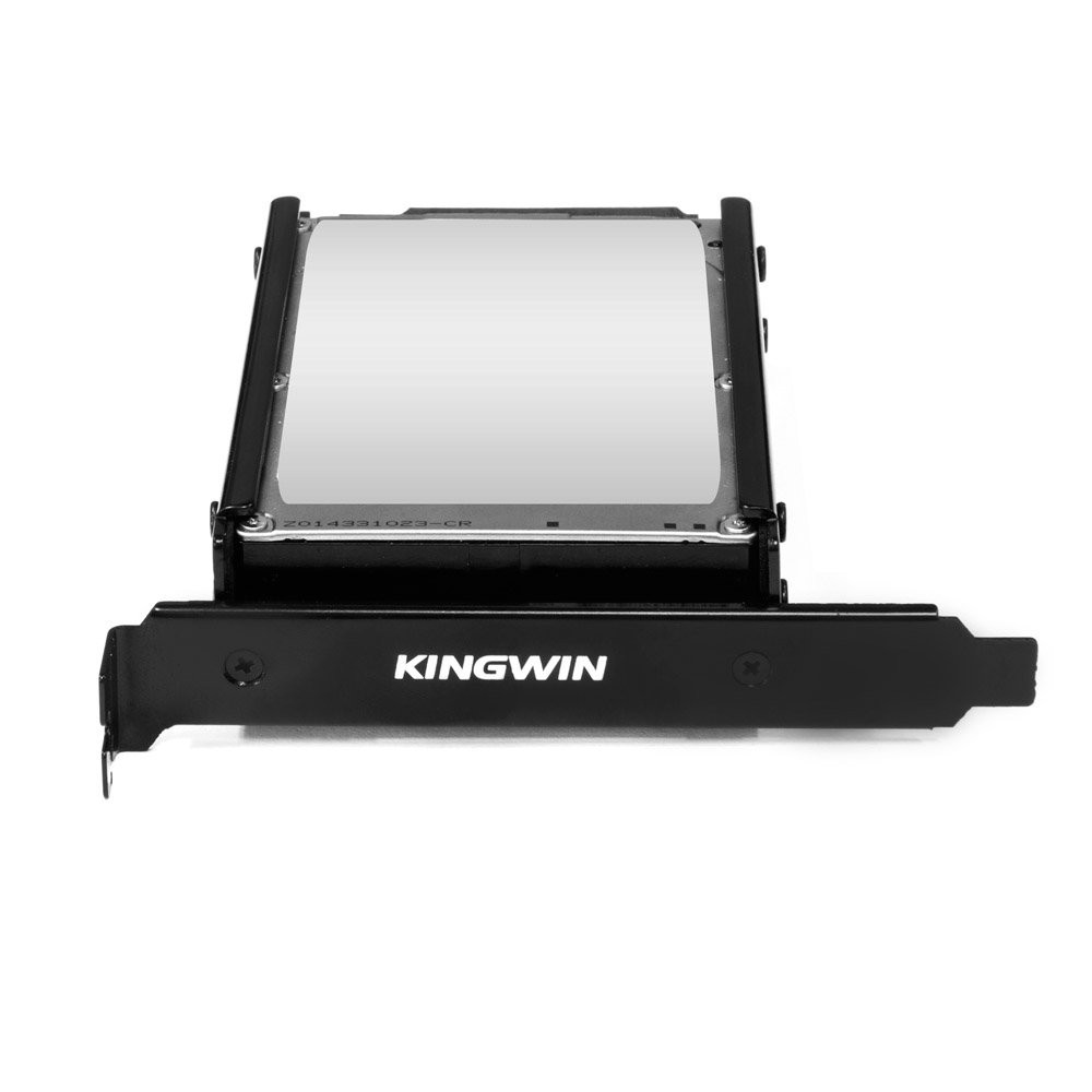 Kingwin PCI SSD Mounting 2 x 2.5” IDE/SATA HDD/SSD Bracket, Black