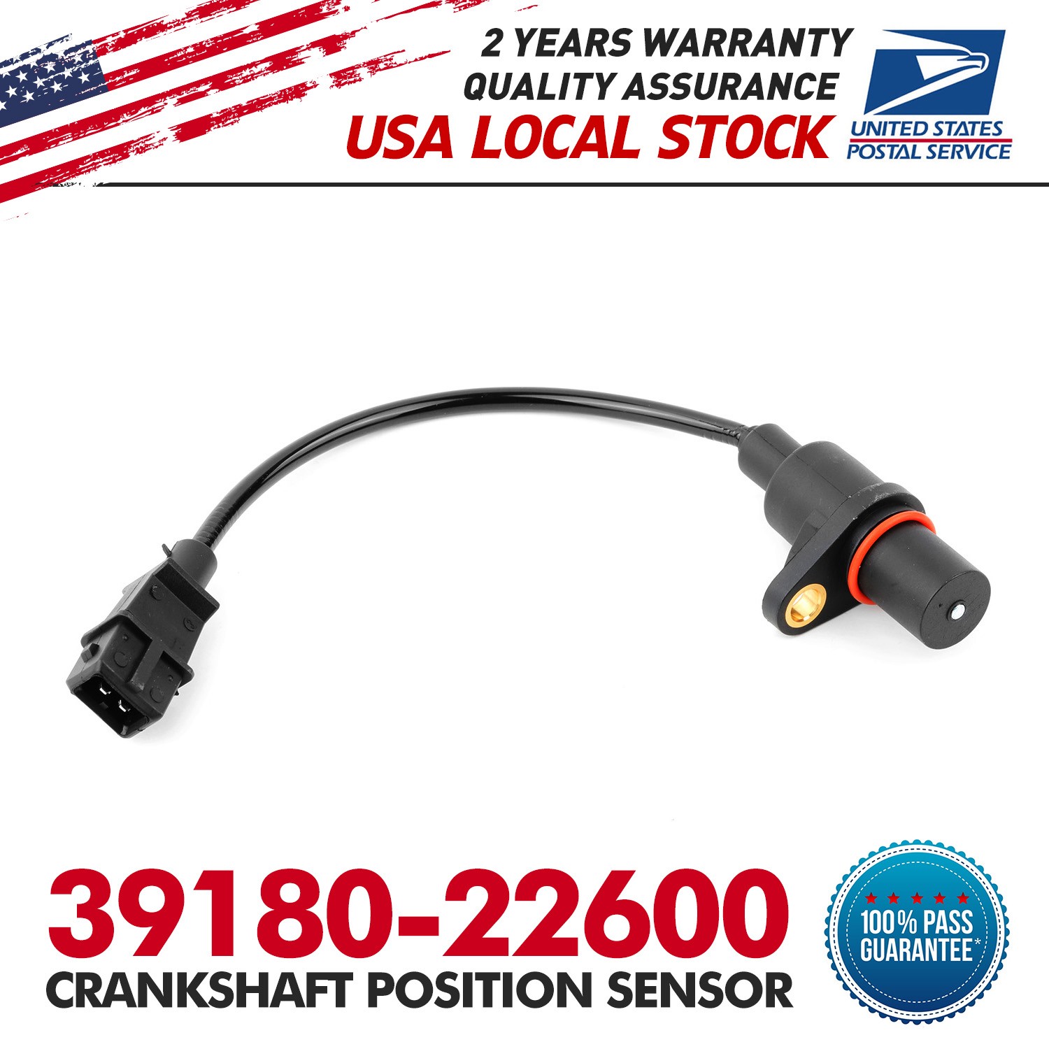 OEM# 39180-22600 Crankshaft Position Sensor For Hyundai Accent 2000-11 1.5L/1.6L