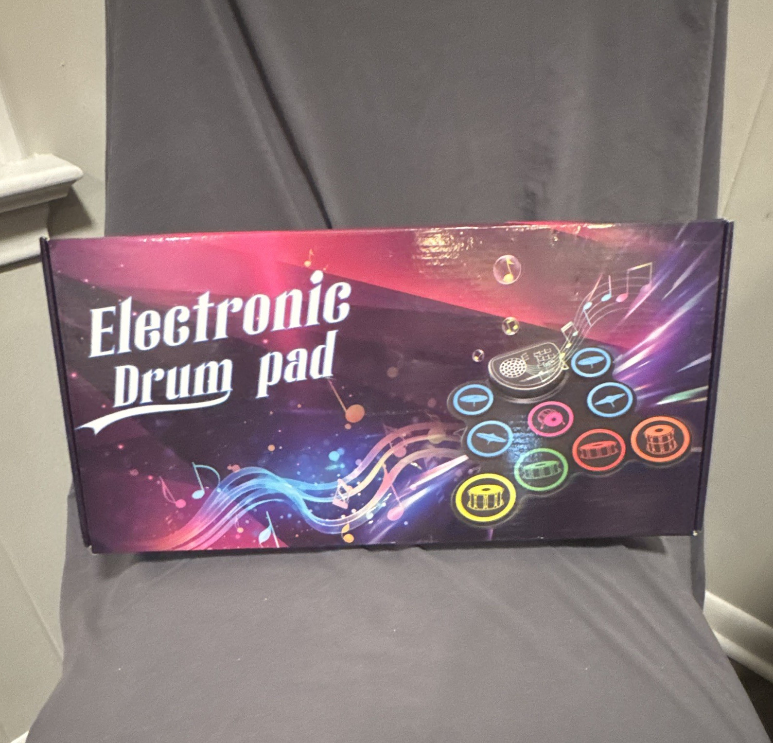 Digital Electronic Drum Pad Set Kit with Foot Pedal & Drum Sticks