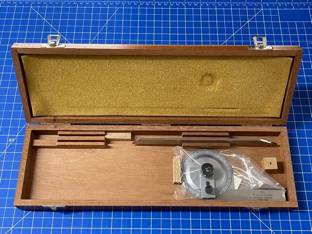 Brown & Sharpe 599-490-8 Bevel Protractor  LAST ONE IN STOCK!  VINTAGE!!