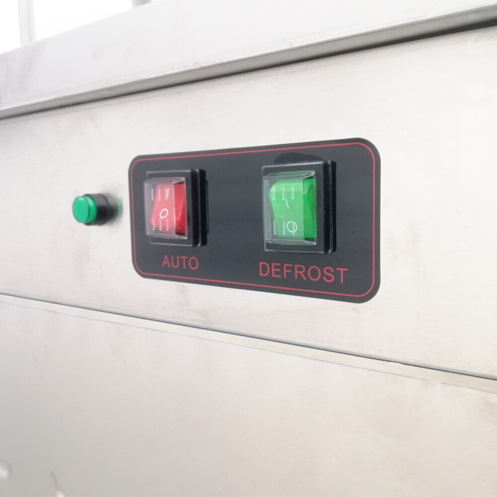 Commercial Rolled Ice Cream Machine, Ice Roll Machine Yogurt Cream Machine 110V
