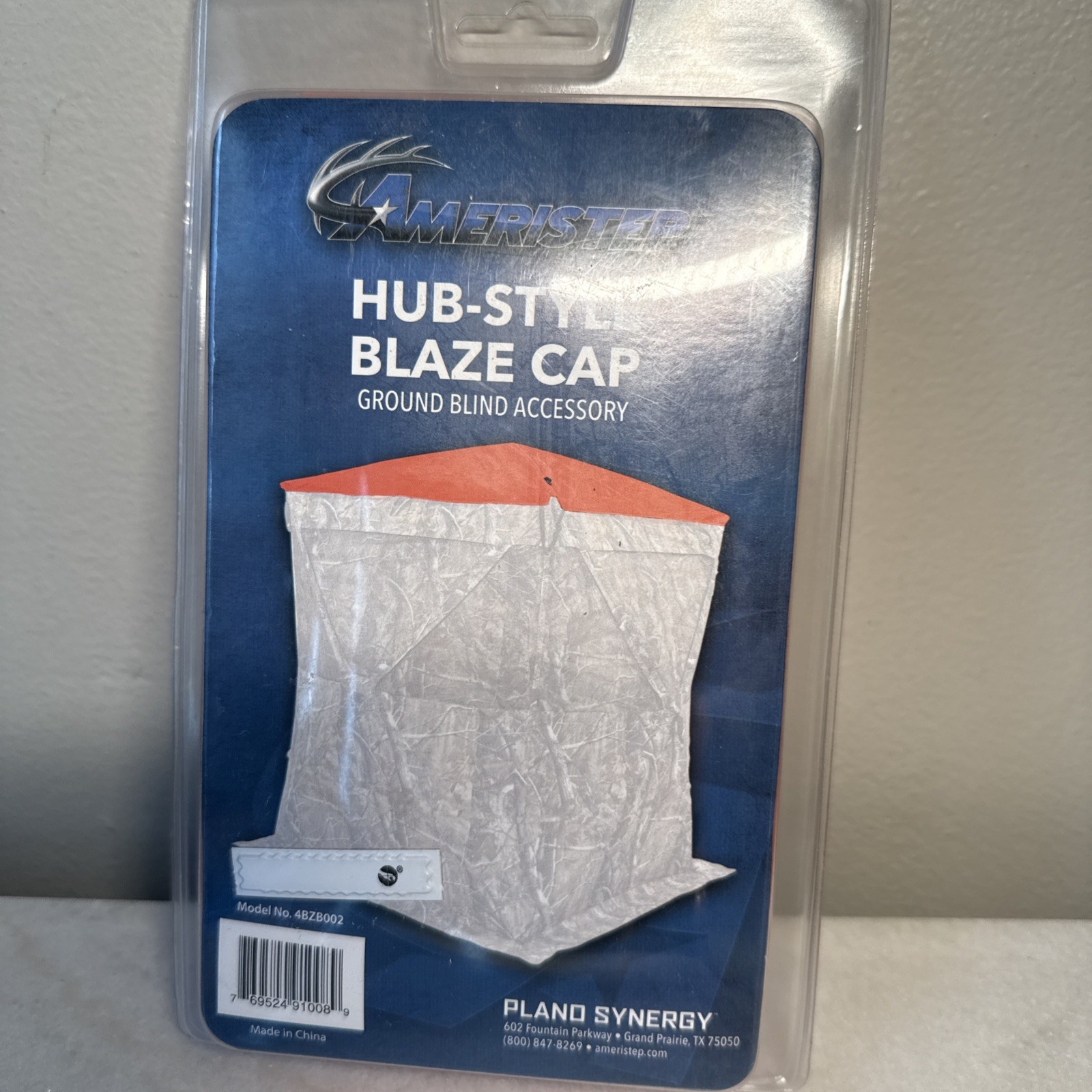 Ameristep Hub-Style Blaze Cap Ground Blind Accessory - Orange - 4BZB002 New