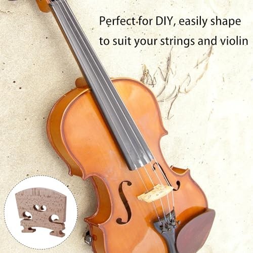 15Pcs Fine Grade Maple Violin Bridge Parts 4/4 Full Size Original Wood Color 50x
