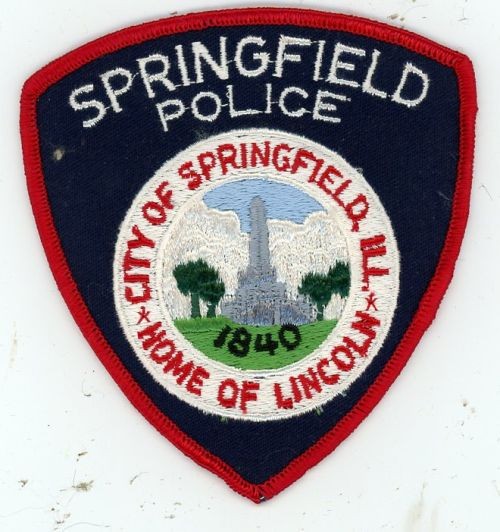 ILLINOIS IL SPRINGFIELD POLICE NICE SHOULDER PATCH SHERIFF