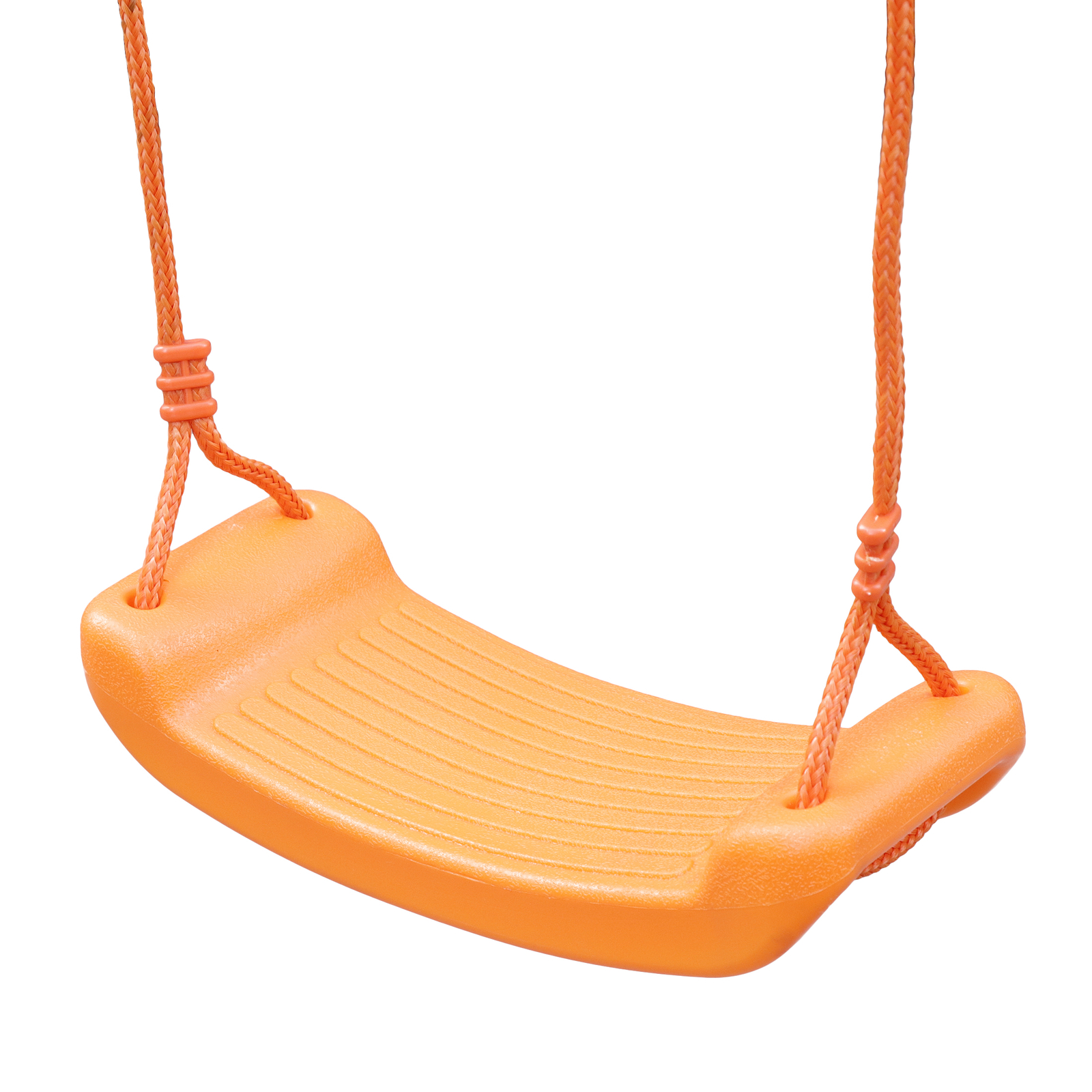Double Kids Play Swing Set w/ 2 Seats & 1 Glider for Outdoor Backyard Heavy-Duty