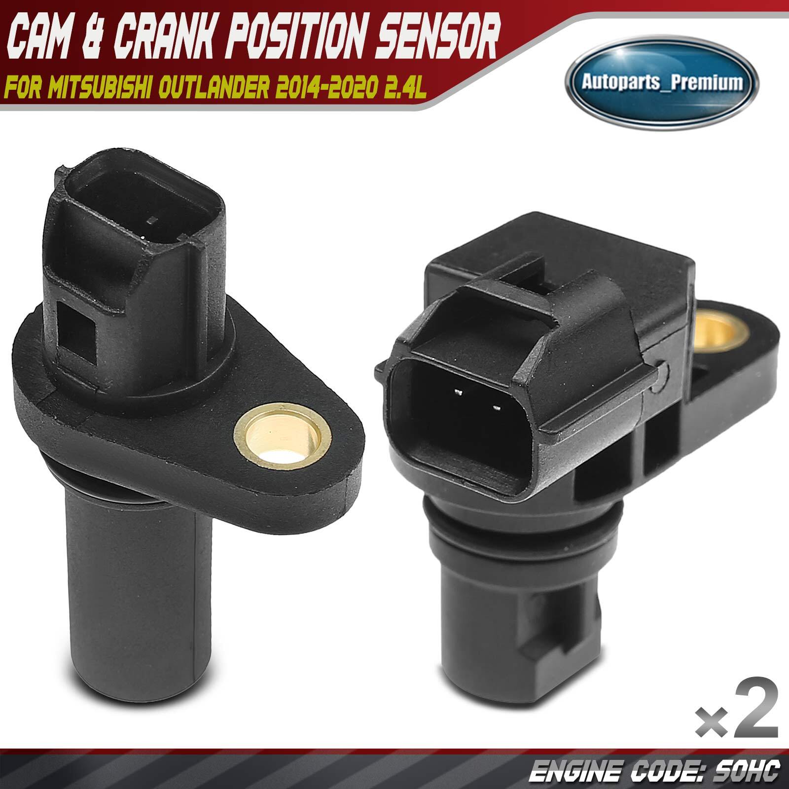 Camshaft & Crankshaft Position Sensor for Mitsubishi Outlander 2014-2020 L4 2.4L