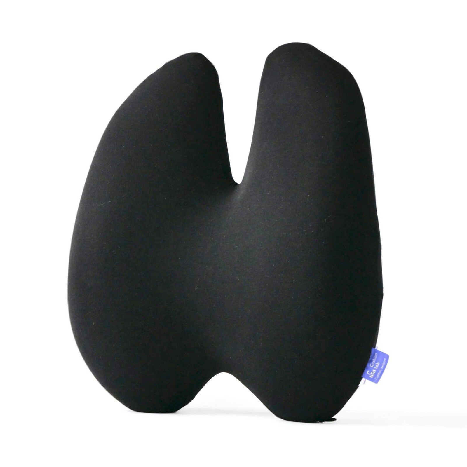 C CUSHION LAB Extra Dense Lumbar Pillow Patented Ergonomic Multi-Region Black