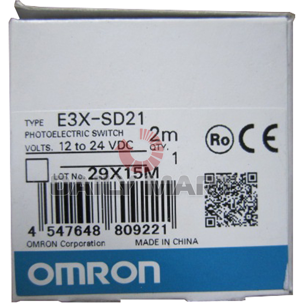 Brand New in Box Omron E3X-SD21 E3XSD21 Photoelectric Switch