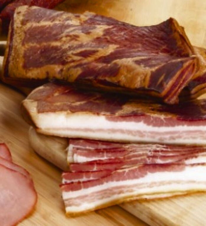Delicious Double Smoked European Bacon (Cured and Ready to Eat)