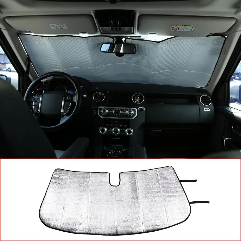 Front Windshield Sunshade UV Block Visor Cover Fits Land Rover Discovery 4 10-16