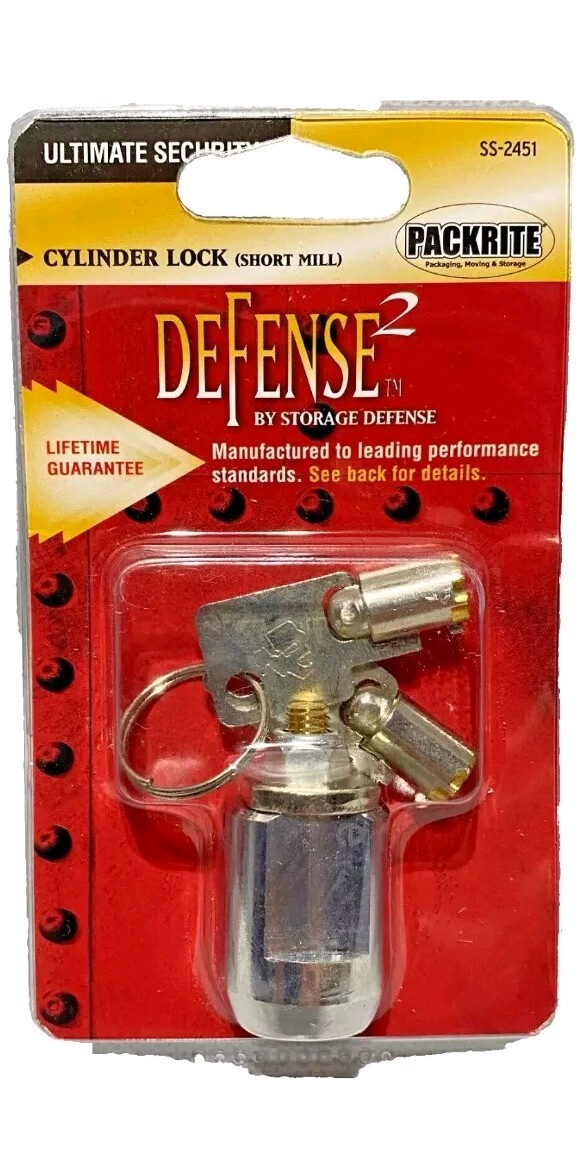 PackRite Storage Defense Cylinder Lock Defense 2 SS-2451.