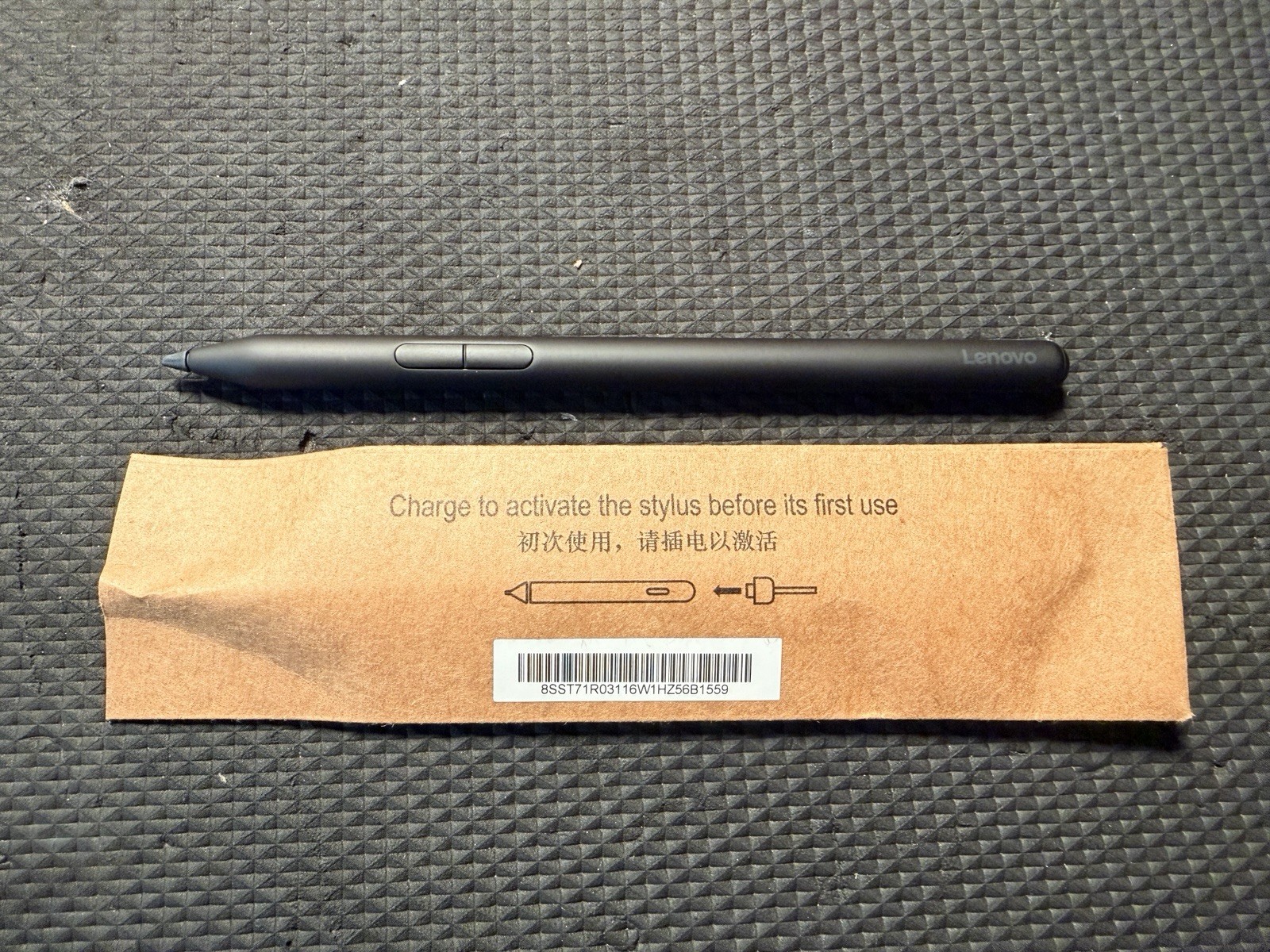 Lenovo Active Pen 2 Rechargeable Stylus AES 2.0 USB-C Black - New Open Box