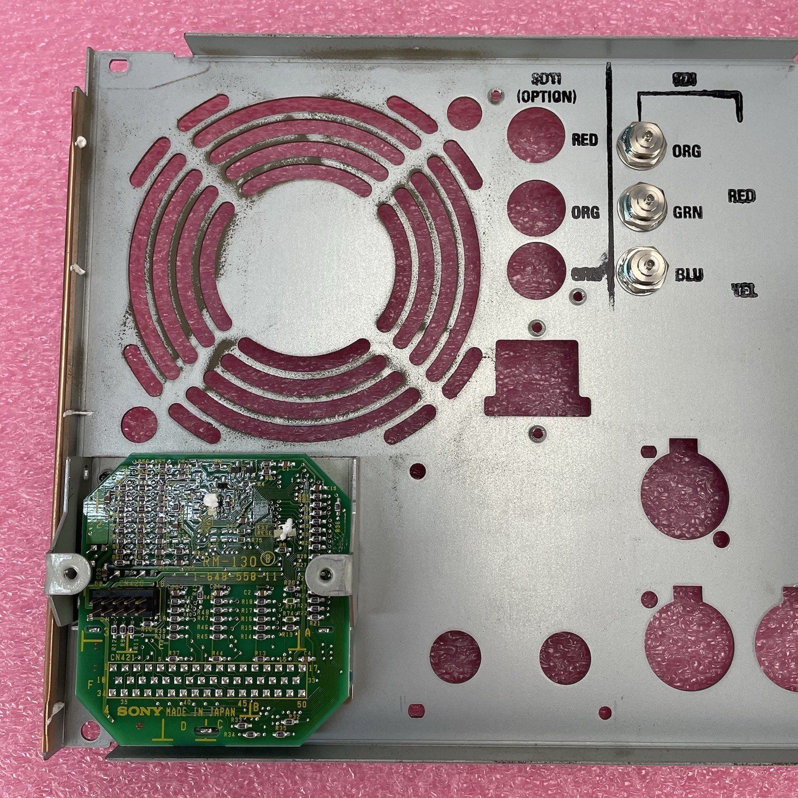 Sony BETACAM SX DNW-A65 Rear Back Panel W/ Screws