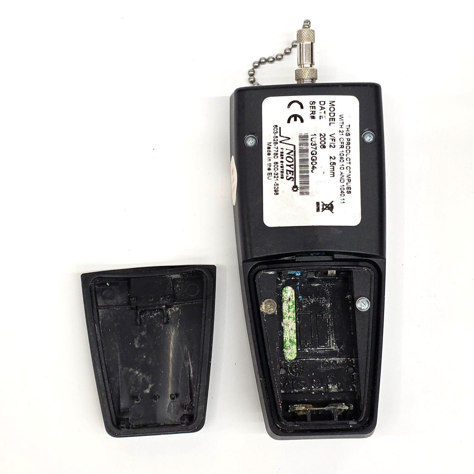 FOR PARTS: Noyes VF12 Light Source - NOT Working Battery Compartment Corroded