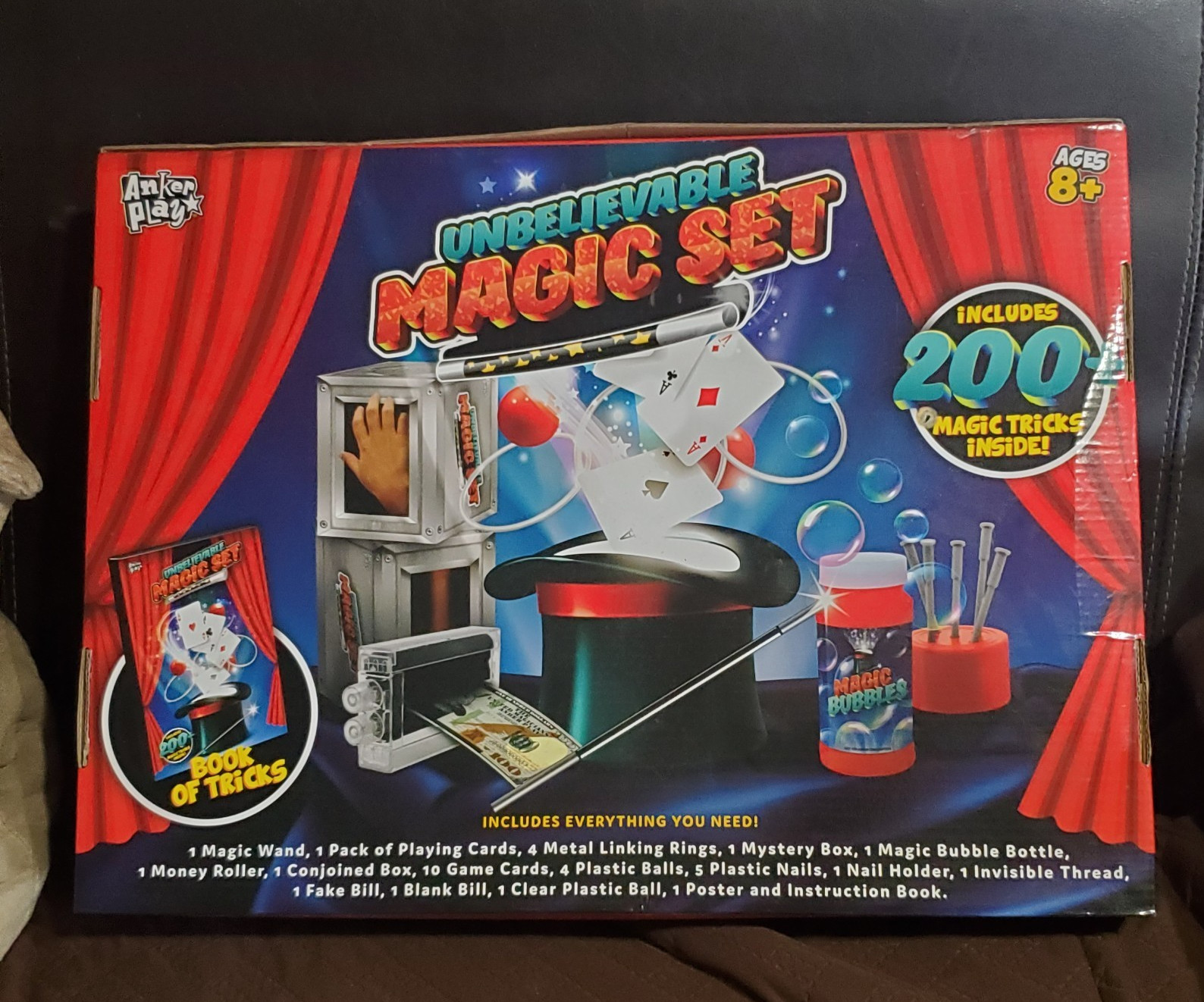 NEW Unbelievable Magic Set Kit Includes 200+ Magic Tricks by Anker Play