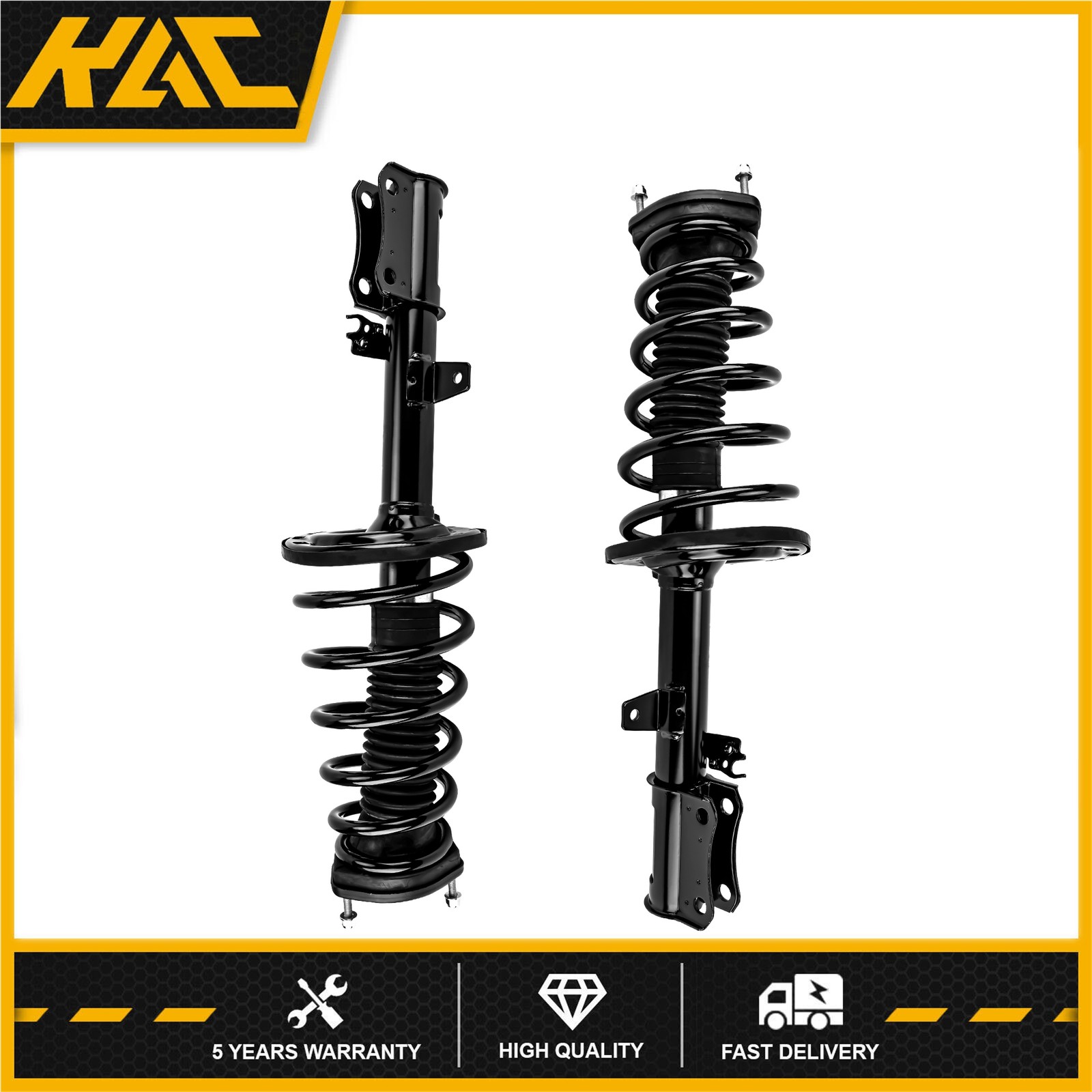 Rear Left & Right Complete Struts & Coil Spring for Toyota Avalon 2004 2005
