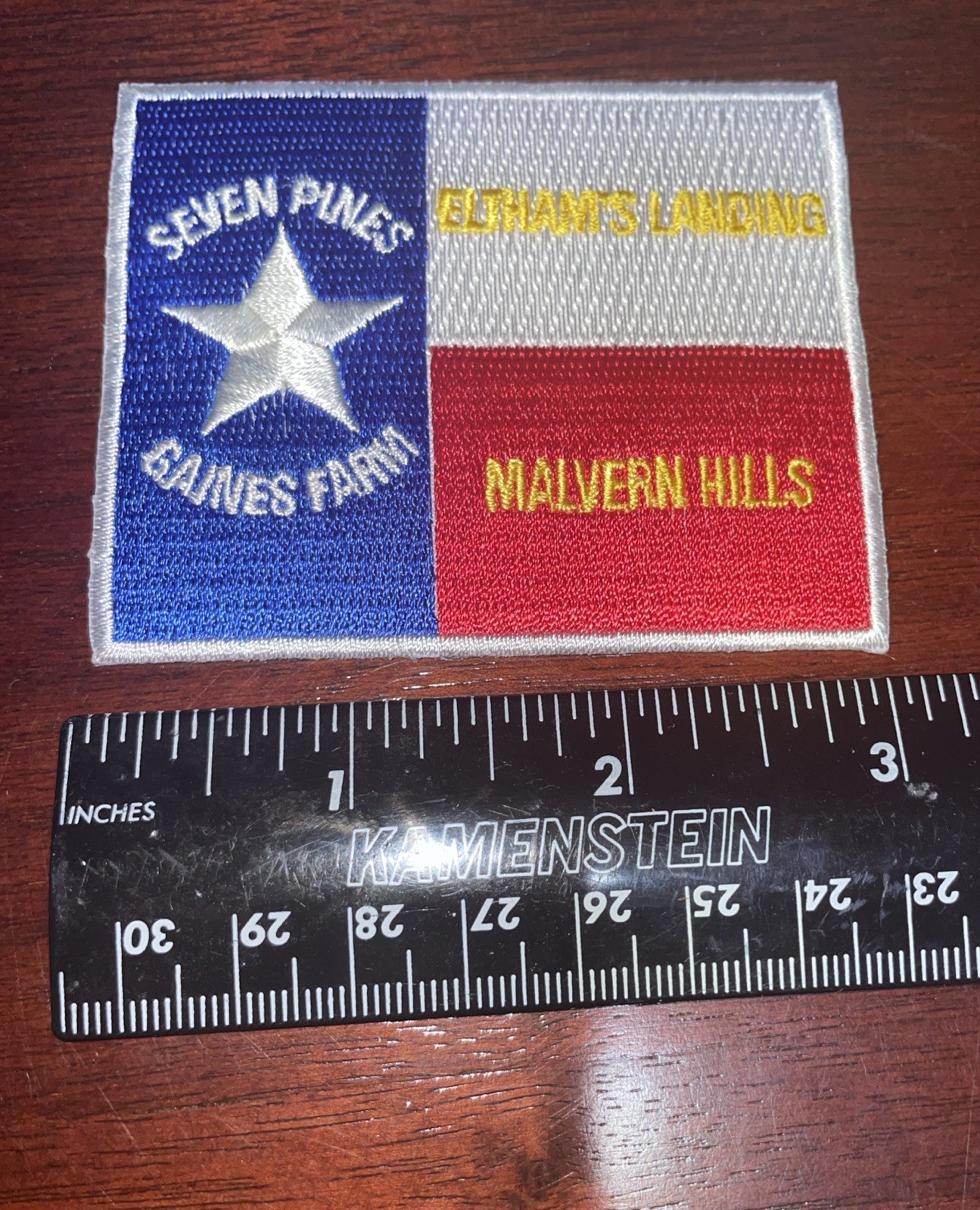 1st Texas Infantry Regiment EMBROIDERED Iron On Or Sew On Patch - NEW