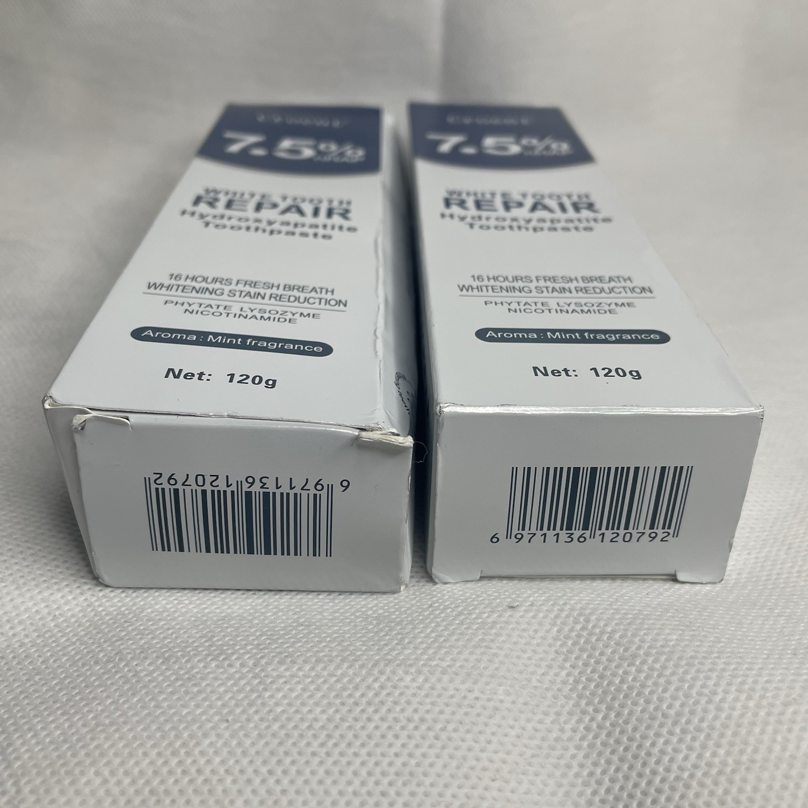 Two 2 Croent 7.5% Hydroxyapatite Toothpaste Remove Yellow Stains Sensitive Teeth