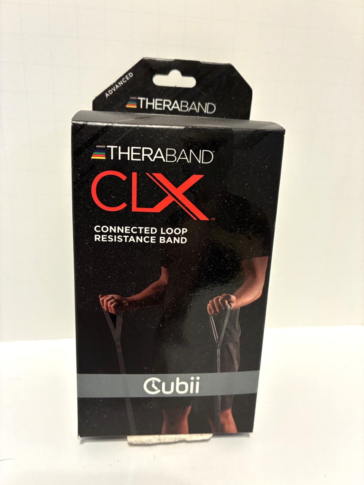 Theraband CLX  Resistance Band Loop  Exercise Workout  Fitness  Black- Advanced