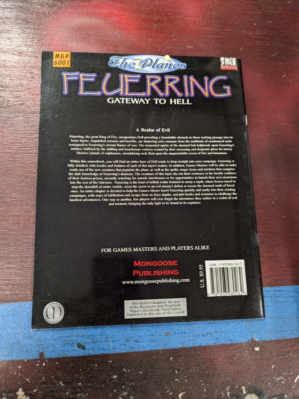 Feurring Gateway To Hell The Planes MGP 6001 D20 3.5 Mongoose Publishing
