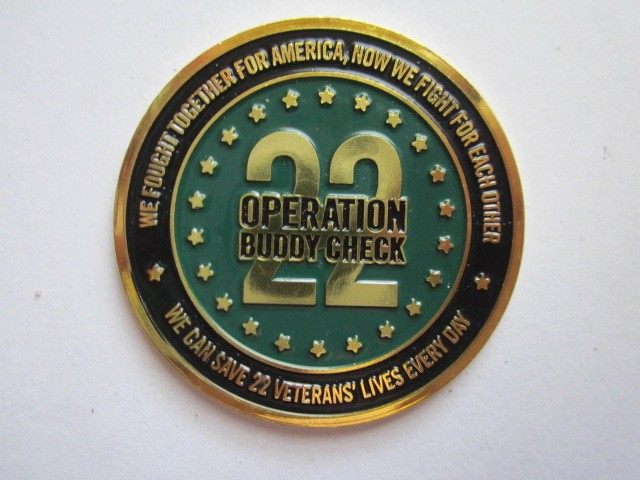 Coin, Operation “Buddy Check” Challenge Coin.