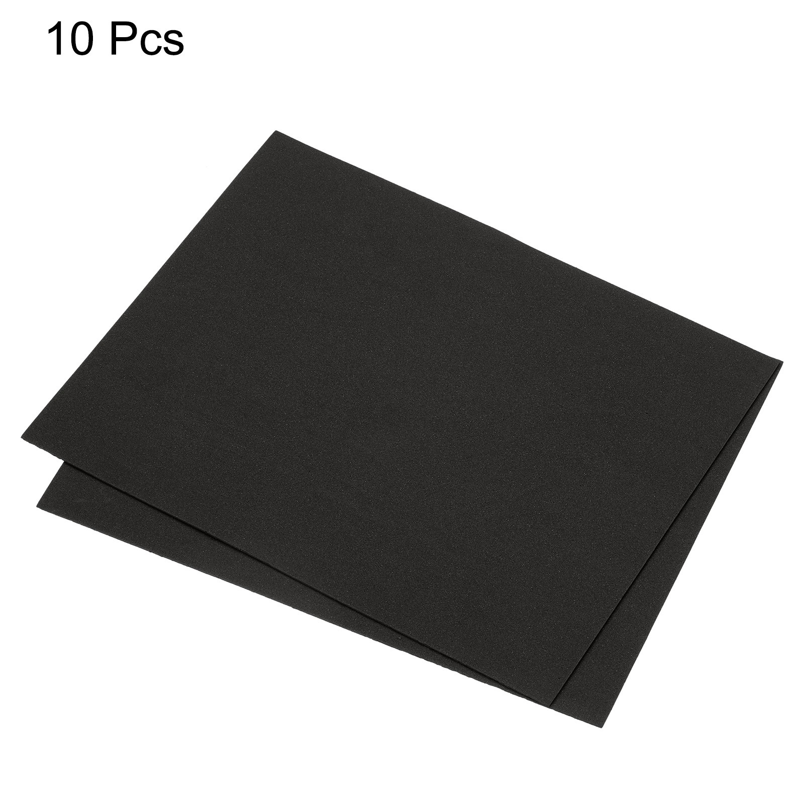 EVA Foam Sheets Black 10.8 Inch x 8.5 Inch 1.7mm Thick Crafts Foam Sheets 10Pcs