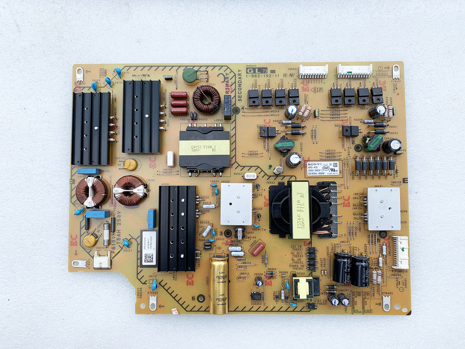 APS-415 1-982-192-11 POWER SUPPLY SONY MODEL XBR-75X850E