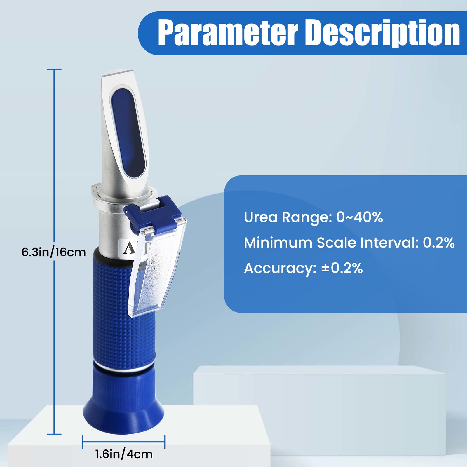 AMTAST DEF Refractometer 0-40% Refractometer, Def Adblue