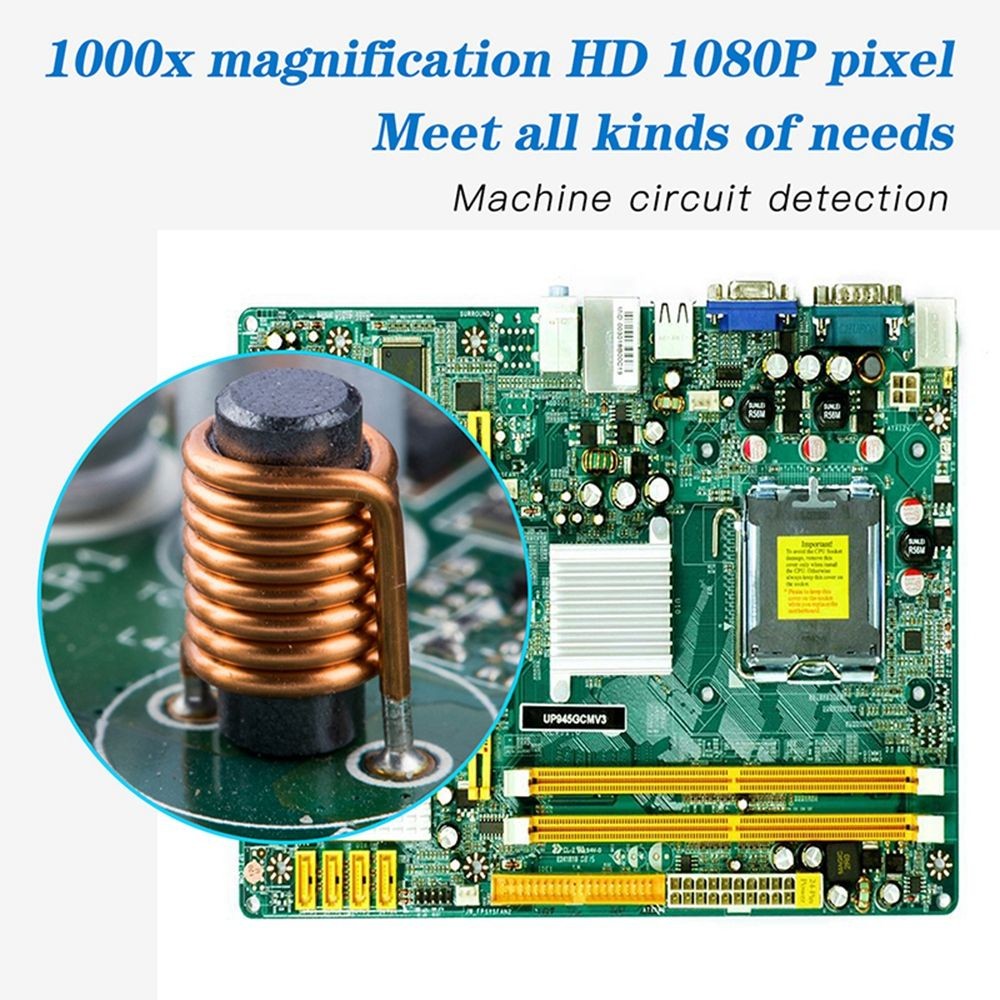 1000X Digital Microscope HD LED USB WiFi Microscope for Smartphone PCB US