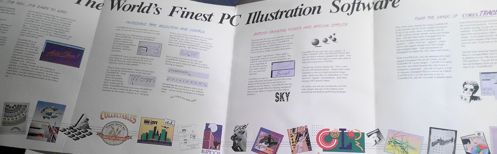 Add Flair! CorelDRAW! Brochure, 1990
