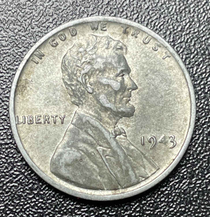 1943 Wheat Cent/ Penny  ** Steel  WW2 War Cent ** Extra Fine Condition