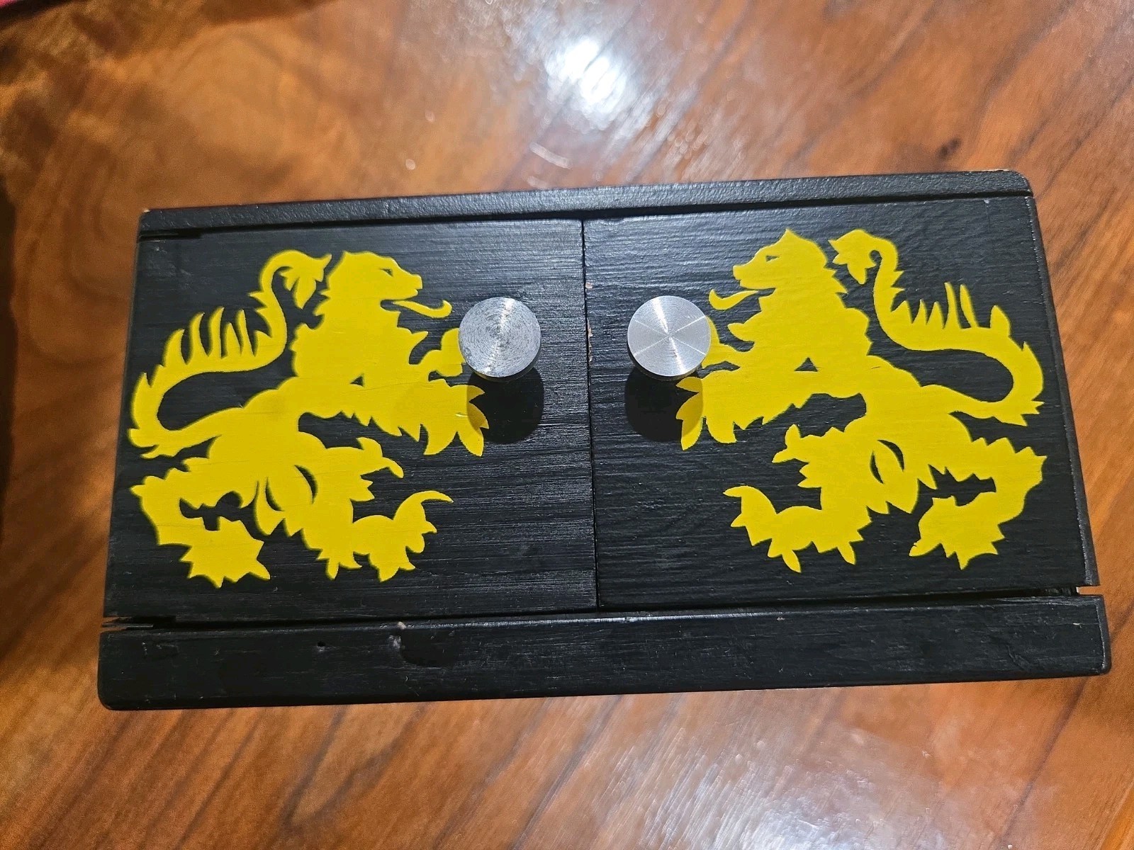 Vintage  Magician Homer Hudson Dice Die Wood Box Magic Trick RARE