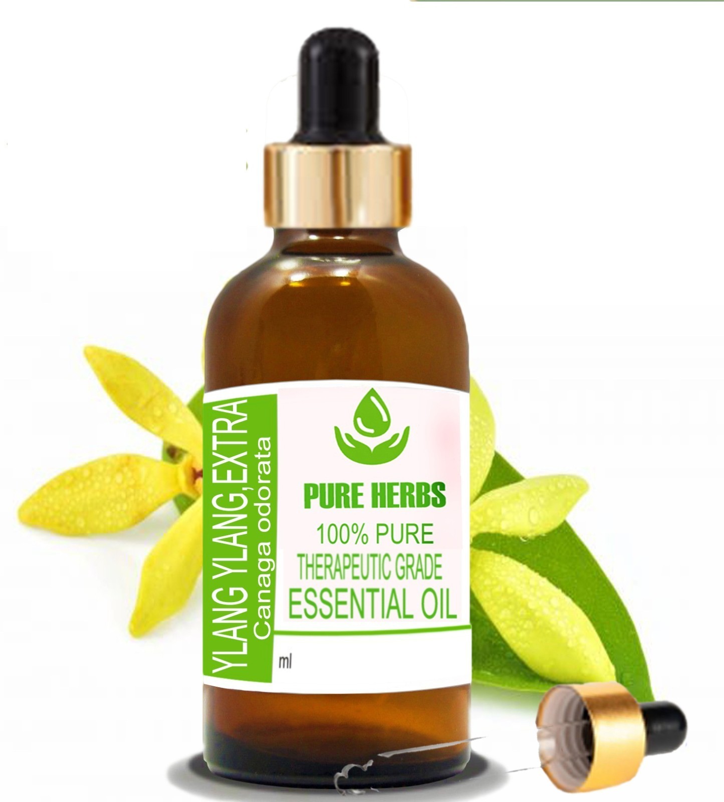 Pure Herbs Ylang Extra 100% pure Canaga Odorata Essential Oil nc193