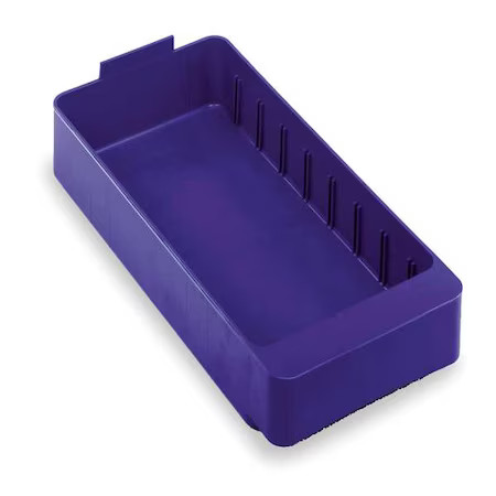 Quantum Storage Systems Qed401bl Drawer Storage Bin, High Impact Polystyrene,