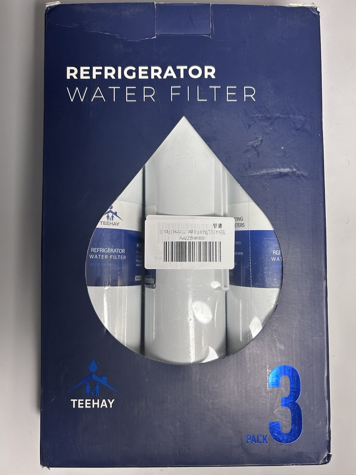 Teehay Ultra TH-03 Refrigerator Water Filter 3 Pack 11 inches New and Sealed