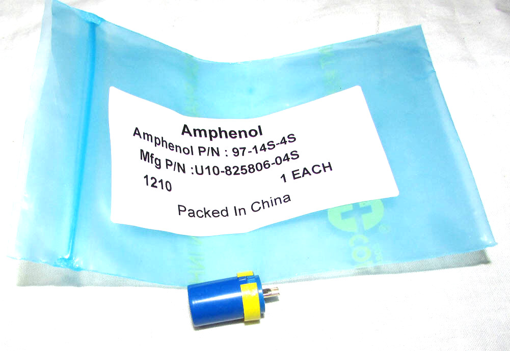 Amphenol 97-14S-4S Circular Electrical Socket  | MFG P/N U10-825806-04S New