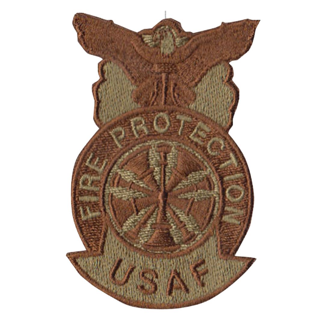 USAF Fire Protection Chief (5 Bugles) Multicam/OCP Patch