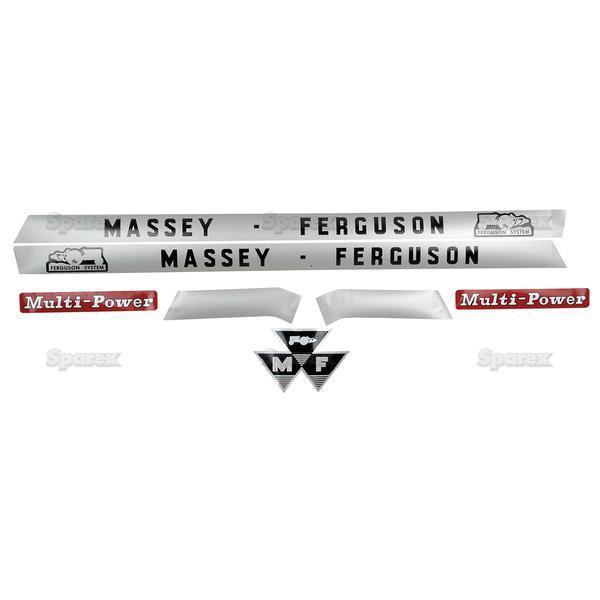 Decal Set for Massey-Ferguson MF 135 148 MF135 MF148 UK Tractor Sparex Vinyl Kit