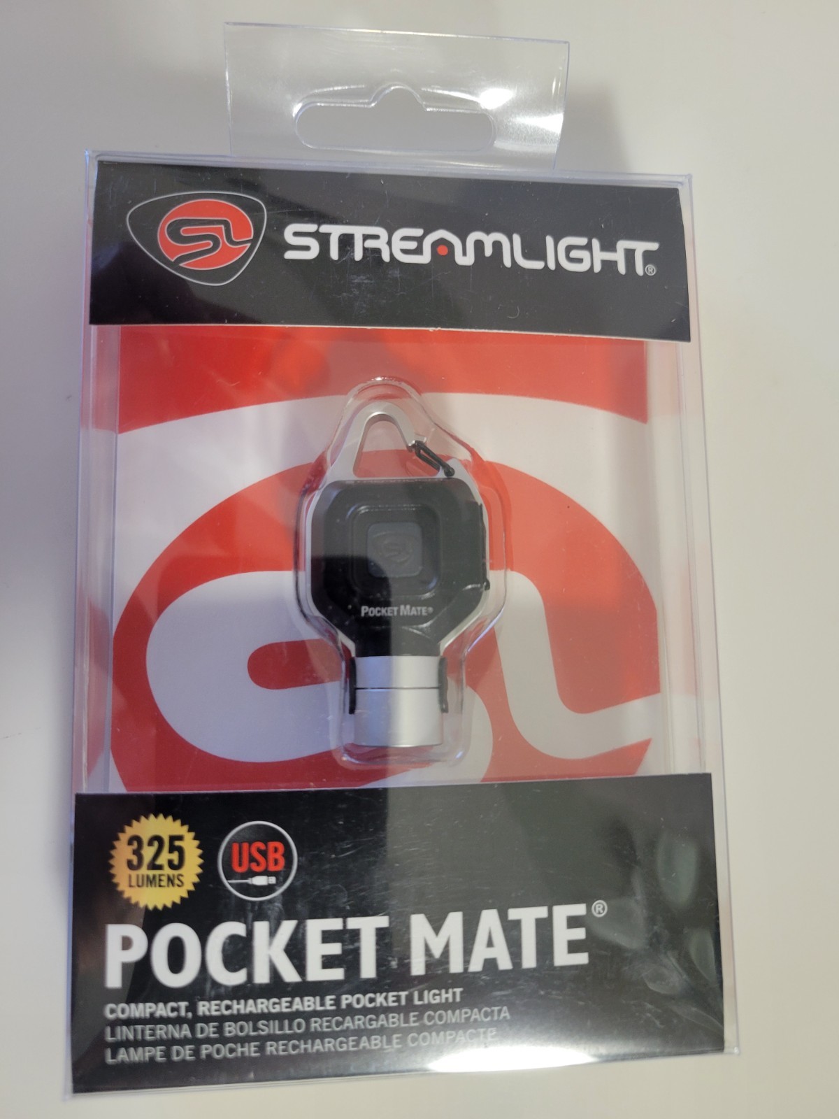 Streamlight Pocket Mate Compact Rechargeable pink w/white LED NEW