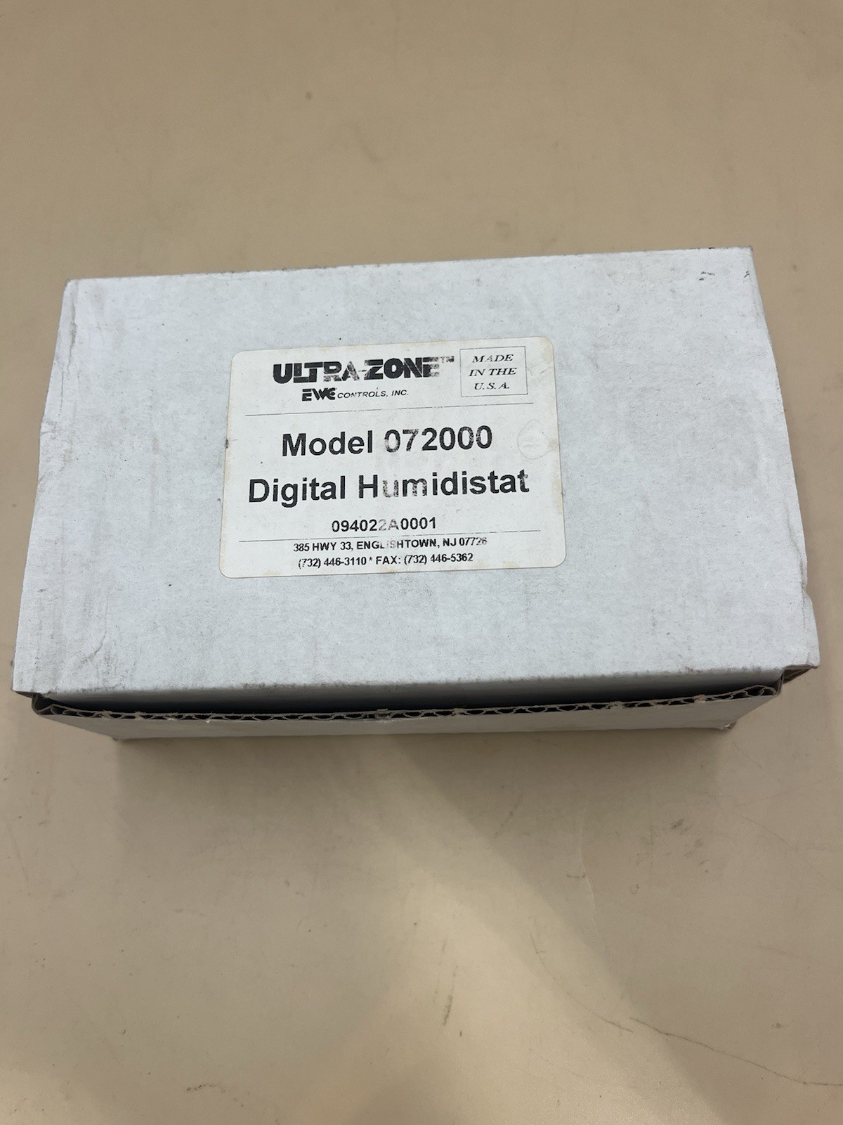 Ulta Zone Digital Humidistat Model 072000. New, Open Box. Free Shipping