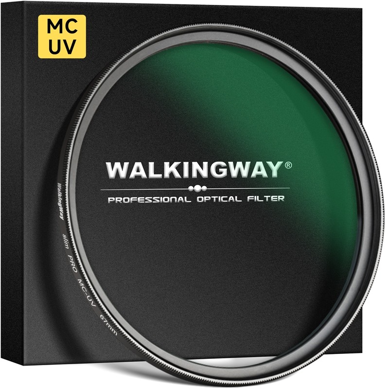 Walkingway MC UV Optical Glass Camera Lens Filter Coated 49 52 58 67 77 82mm