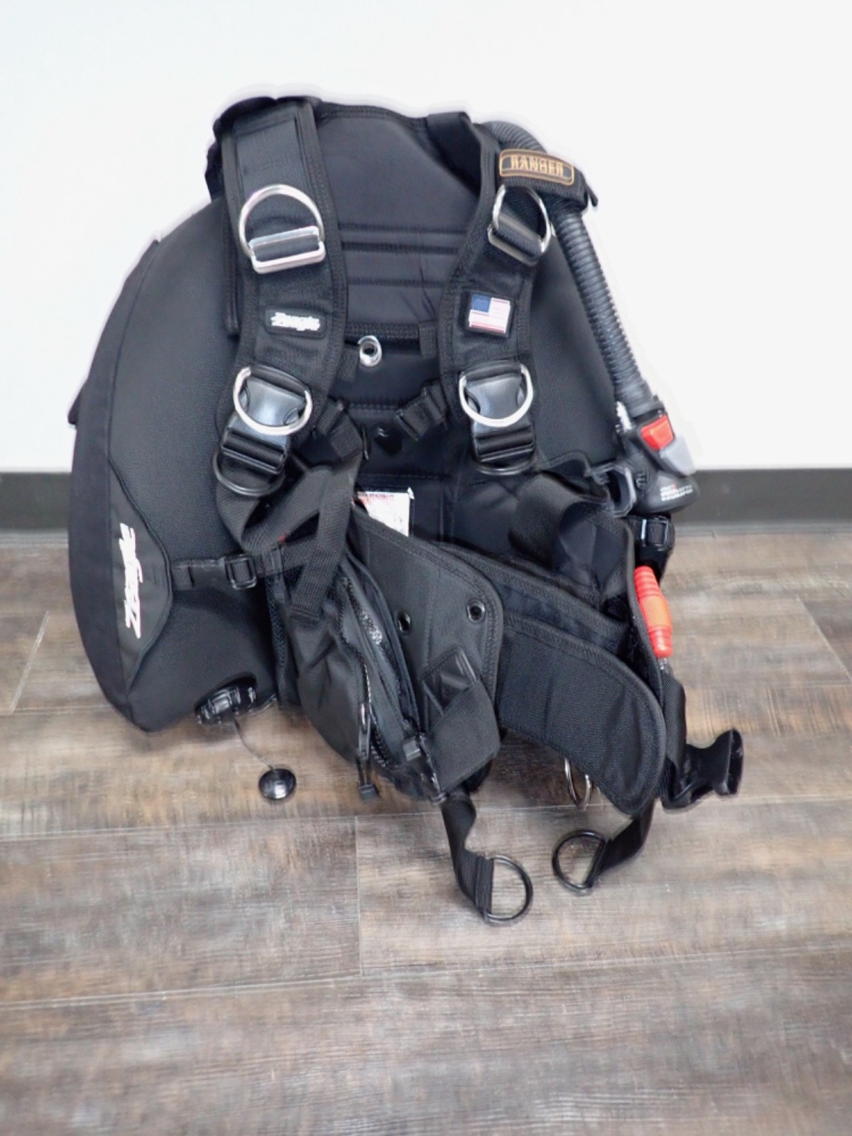 Zeagle Ranger Scuba BCD rip Cord Weight System  Gen 4 Air 2 Medium Lightly Used