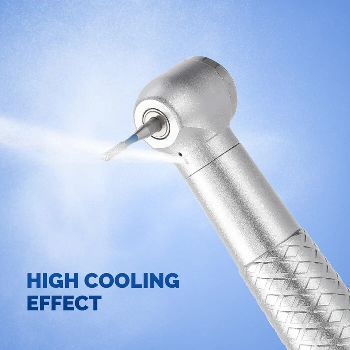 COXO CX207-B Dental Mini Head High Speed Air Turbine Handpiece 4Holes Coupler