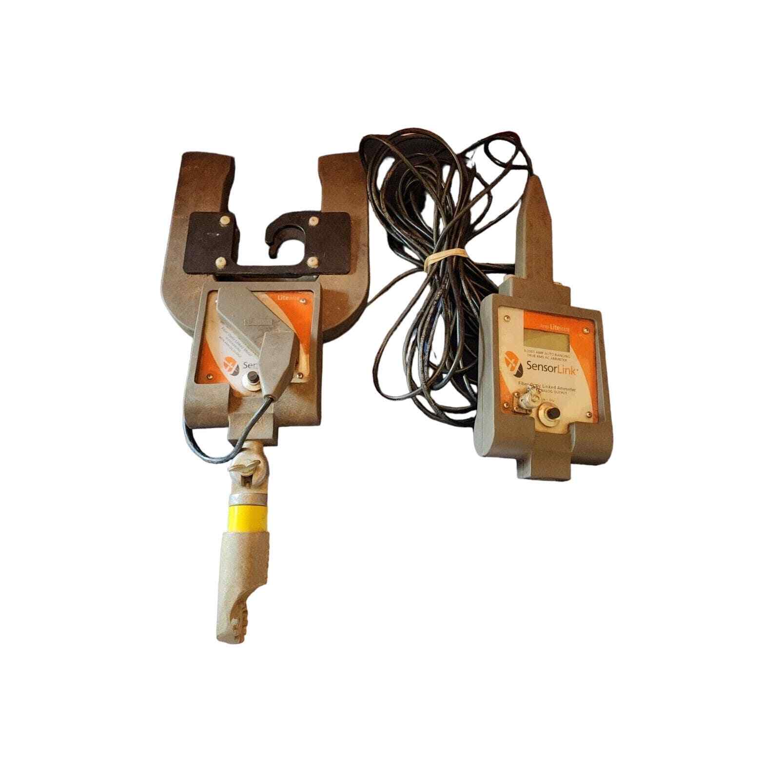Sensor Link Volt Litewire Fiber Optic Linked Ammeter w/analog output
