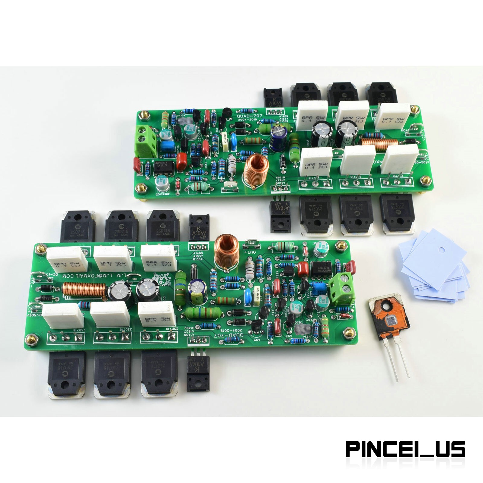 2PCS QUAD-707 Finished Amplifier Board Referring to Amplifier for QUAD 707